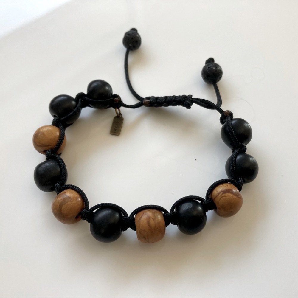 COPY - Meraki wooden bead adjustable unisex bracelet